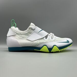 Nike Pole Vault Elite 'White Bright Spruce' FZ9649-100 Track Cleats Size 9.5 Men